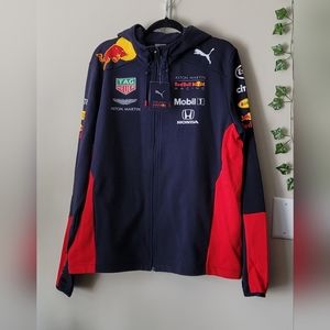 NWT F1 Puma Full Zip Aston Martin Red Bull Racing Hoodie